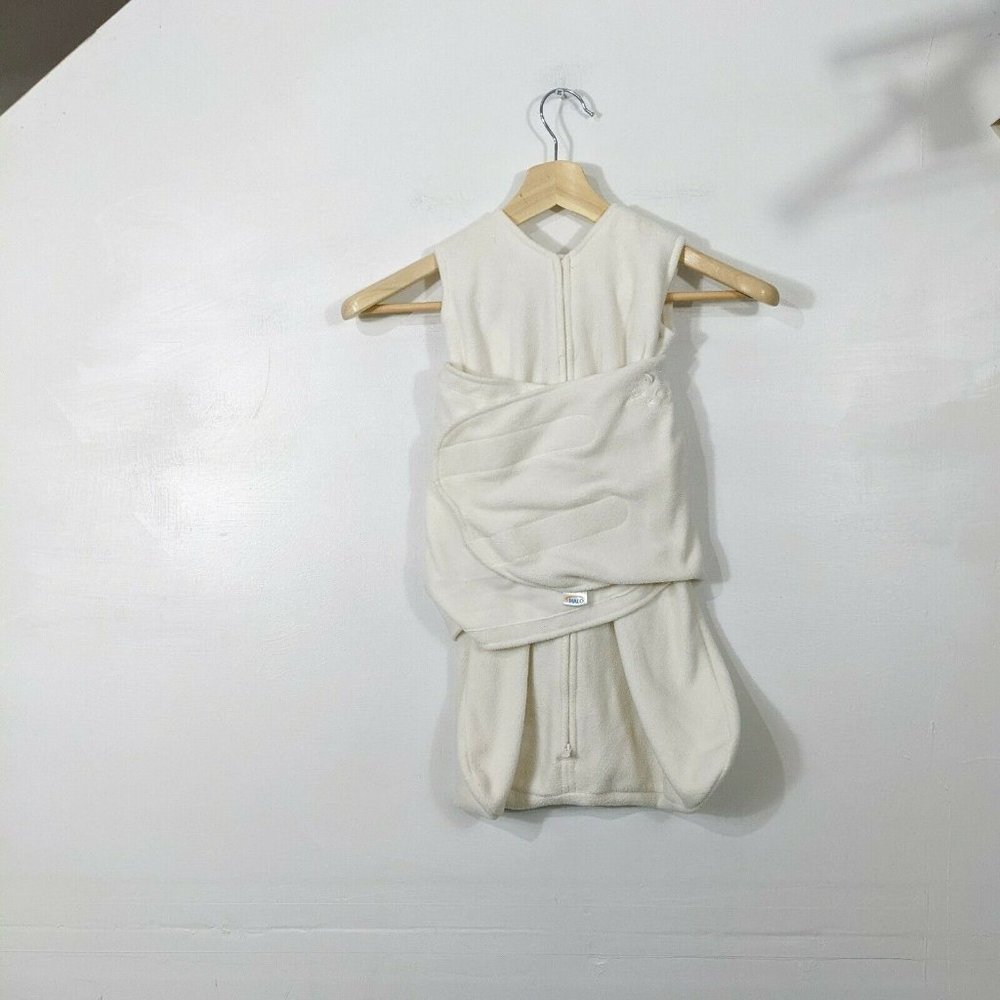 HALO Sleep Sack Swaddle Fleece Baby Sleeping Sack White Size Small 3-6 months - Picture 1 of 4